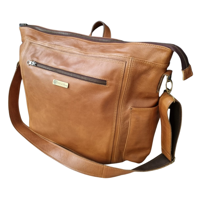 Olli and Rose (Pty) Ltd Funkymama Leather Backpack and Sling Diaper Bag