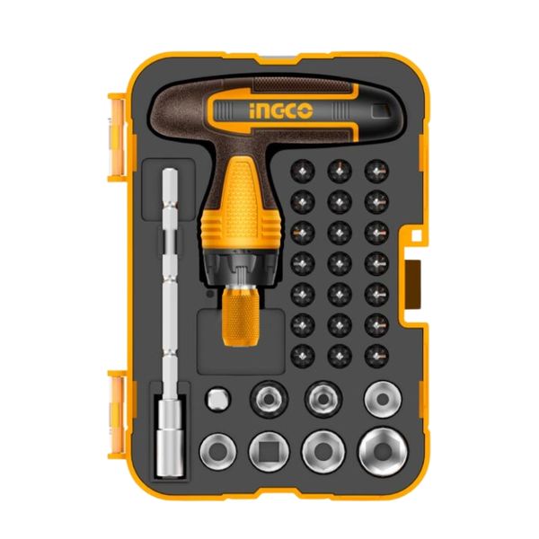 Ingco - 31 Piece T-handle Wrench Screwdriver Set