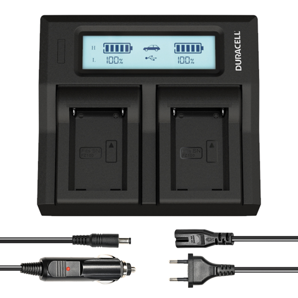 Dual Charger for Sony NP-F970 Batteries by Duracell