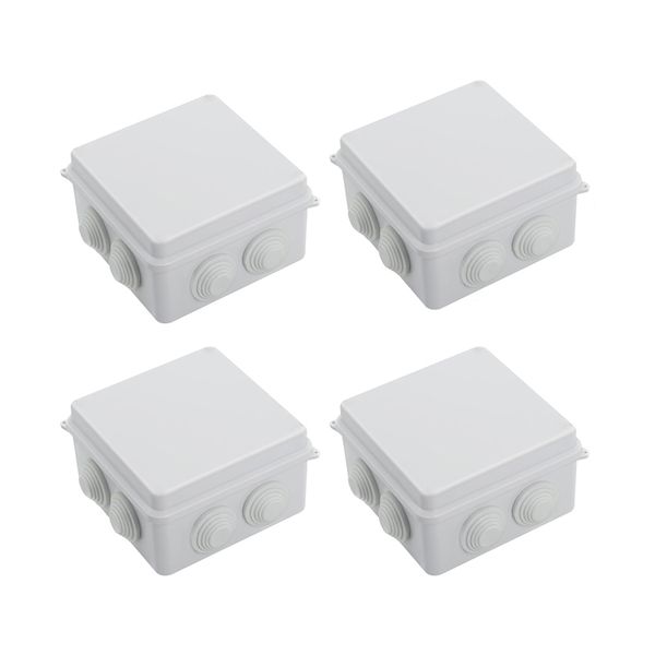 4Pcs Junction Box CCTV Camera Universal Waterproof Electrical ABS Enclosure