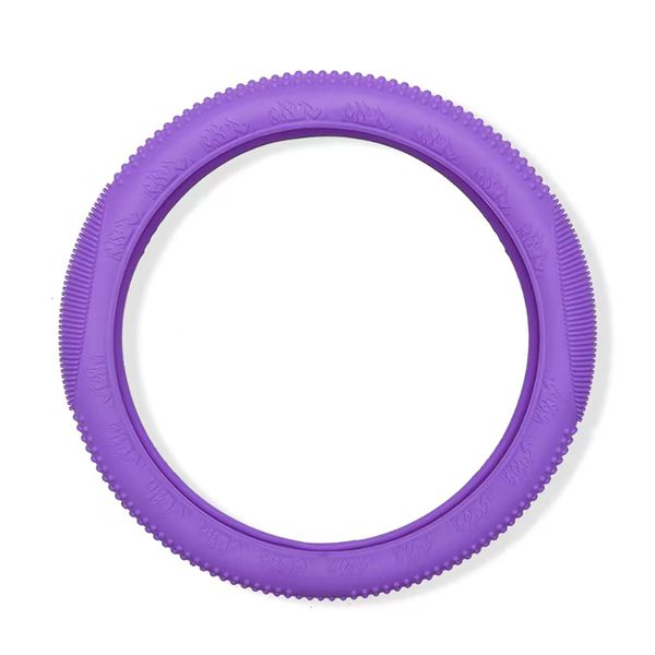 SWC-003-PU, Massage Decompression Silicone Steering Wheel Cover-Purple
