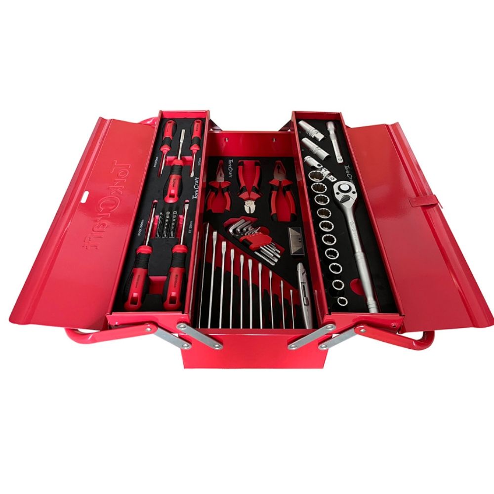 Tork Craft - Toolbox Compact 1/2" - 3 Tray - 71Pce