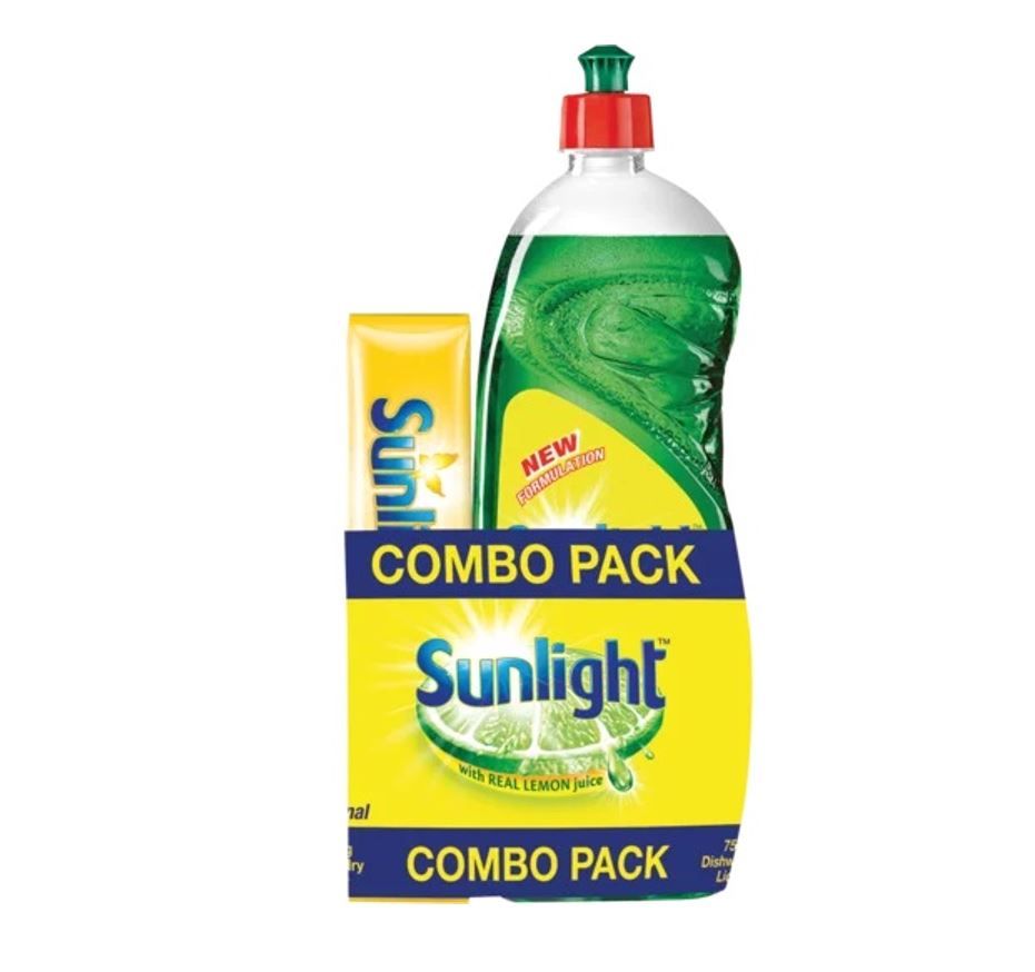 Sunlight Dishwashing Liquid & Laundry Bar Combo Pack 750ml + 500g Shop Today. Get it Tomorrow