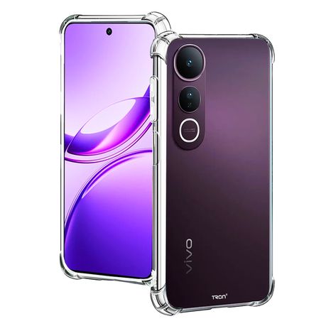 TRON Shockproof Transparent Gel Case Compatible with Vivo V50 Lite 5G Image