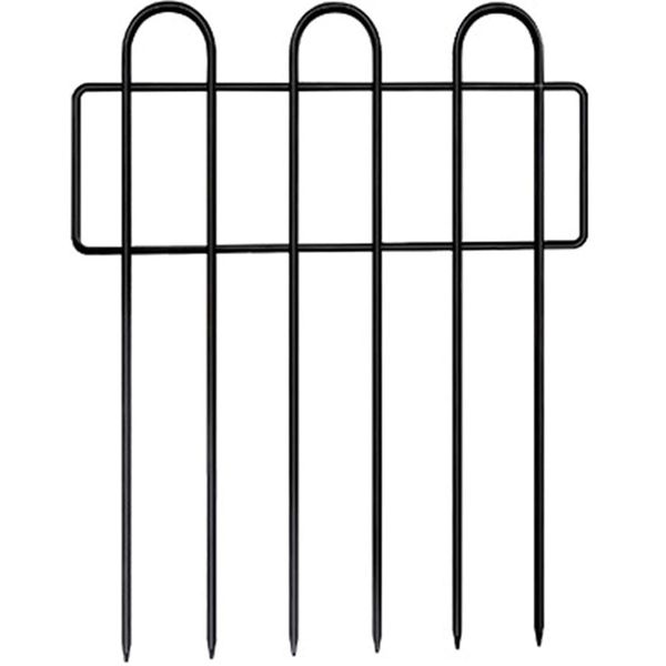 10Pcs Decorative Garden Fence Fencing Rustproof Metal Wire Animal Barrier
