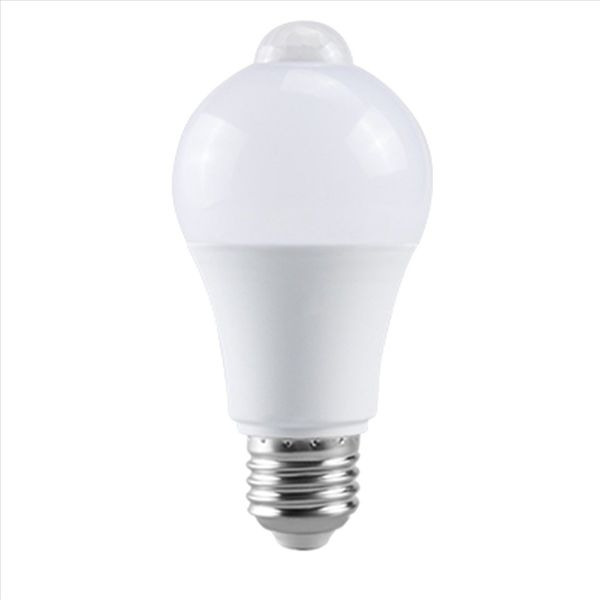 85-265V E27 Pir Motion Sensor Lamp 12W Bulb Warm Light