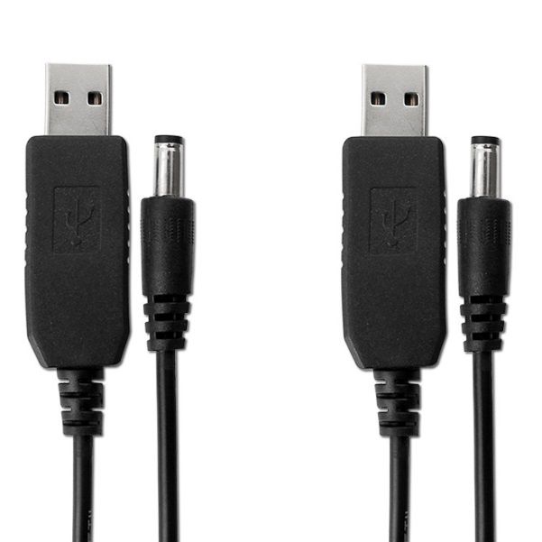 USB-A To 12V 5.5MM Power Cable (Dual-Pack) | Shop Today. Get it ...