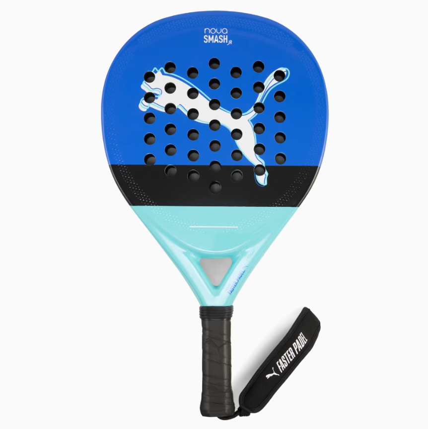 Puma Junior Nova Padel Smash Padel Racket - Vivid Blue/Black/Safe Lake/Puma White