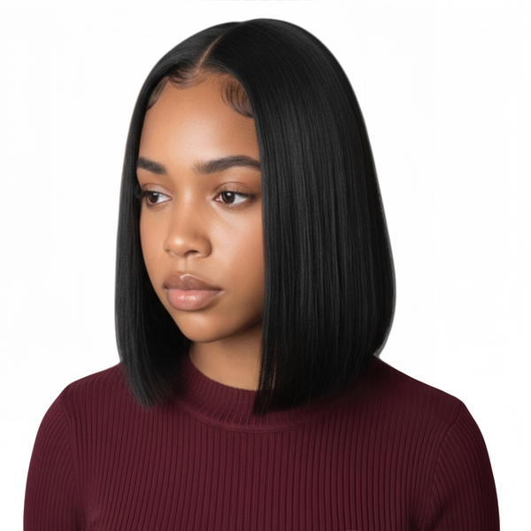 Marigold 12 inch Straight Wig - Human Hair with 13x4 Lace Front
