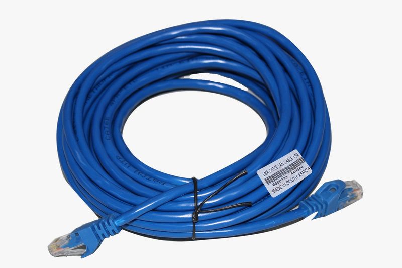Cat 6e Network Cable - Patented High Speed Ethernet Cable - 20M Blue