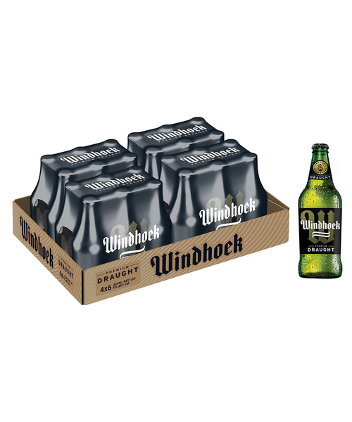 Windhoek Draught - Beer NRB - 24 x 440ml