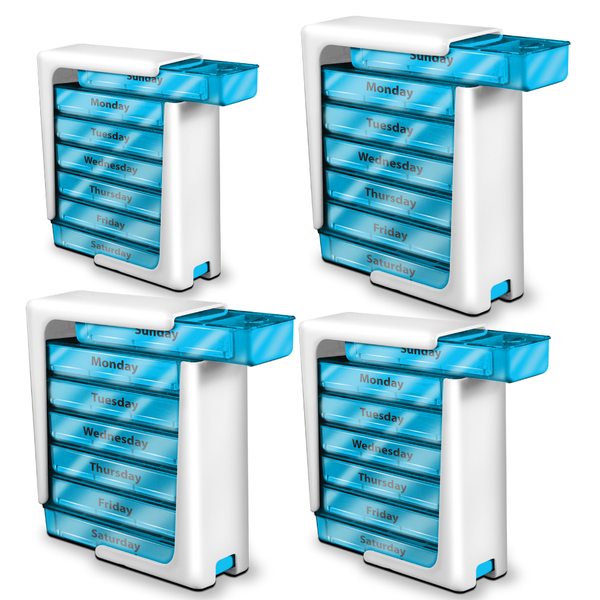 Pill Organiser Weekly- 4 Packs