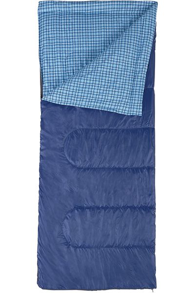 Coleman Pacific 205 Rectangular Single Sleeping Bag, 1 Person, Blue