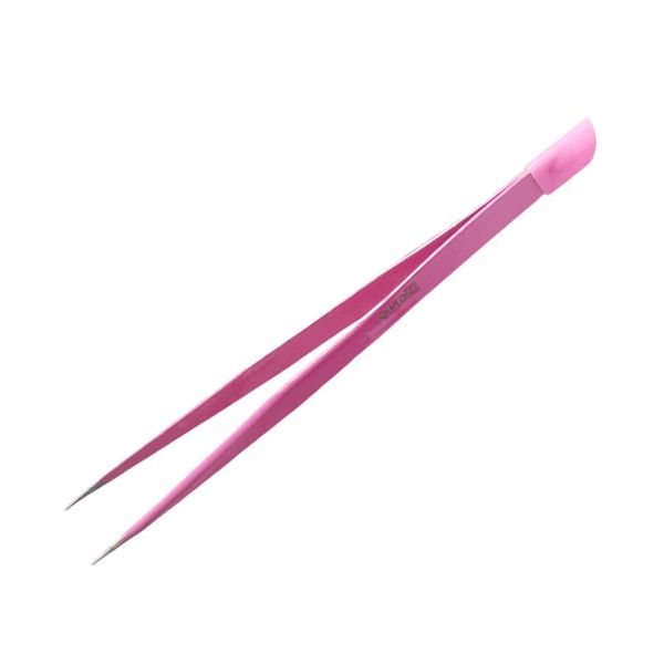 Dual-head Nail Art Tweezer with Silicone Tip