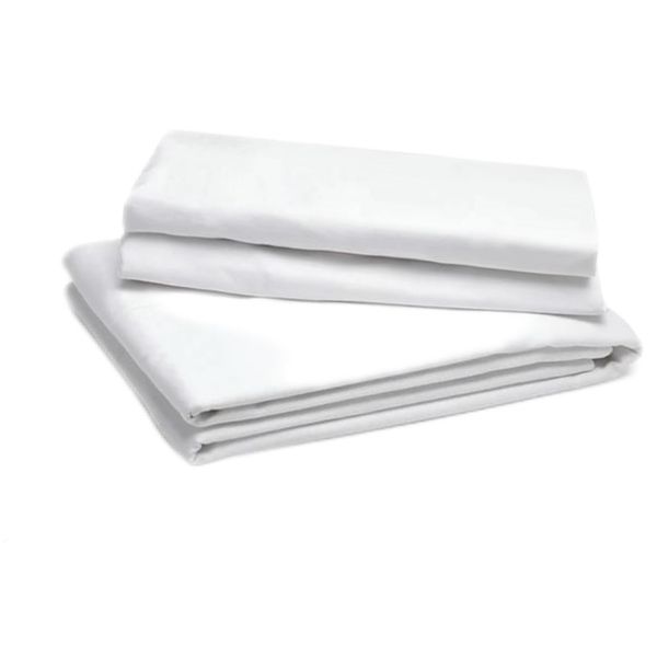 Posh 400 c Elasticated Fitted Bed Sheet with 2 Standard Pillowcases.