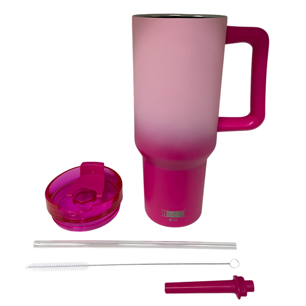 1.2 Litre Triple-Walled Thermal Tumbler- Pink Ombre