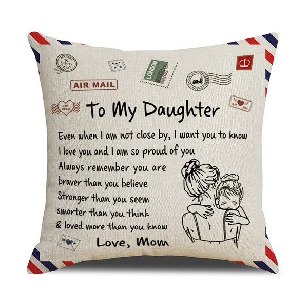 Cushion Cover - Love Letter for My Daughter | Shop Today. Get it ...