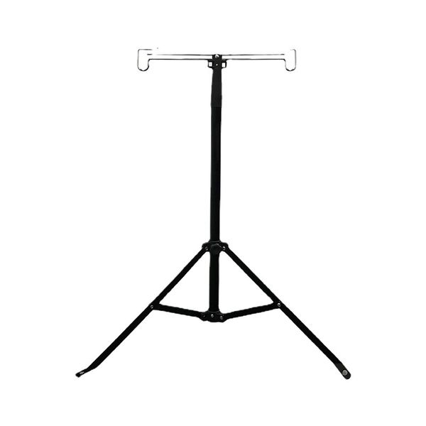 Portable Camping Stand Light Frame Double Head Lamp Hook Lantern Pole