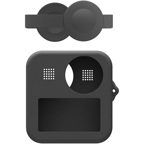 Silicone Case For GoPro MAX Dual Lens Caps Protective Case