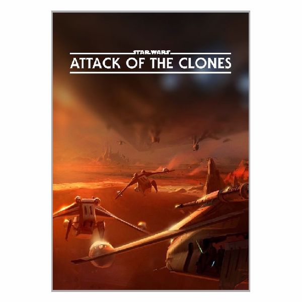 Star Wars Attack Of The Clones Poster - A1