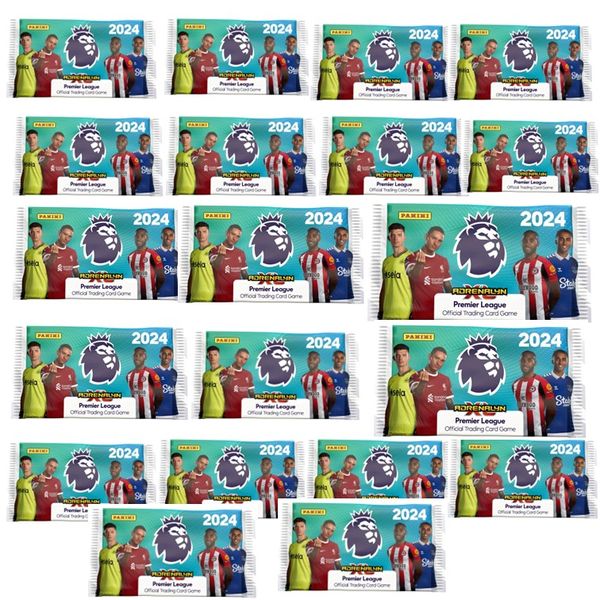 Panini 2024 Premier League Trading Cards 20 Booster Packets bundle (120)