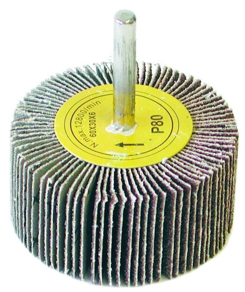Flap Wheel with Drill Shaft - 80 Grit