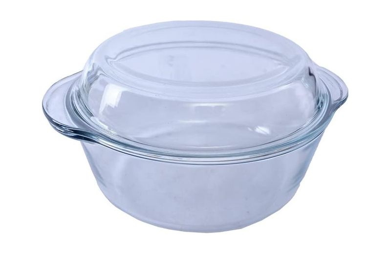 Pasabahce Borcam 1450ml Round Glass Casserole Dish
