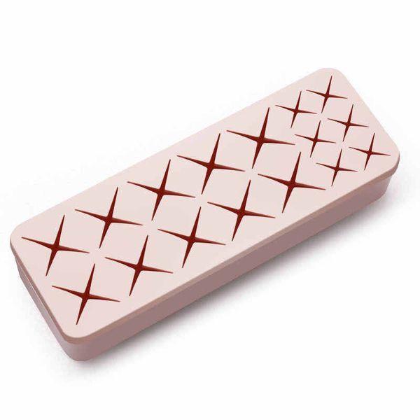 Lipstick Silicone Holder Storage Rack -Pink