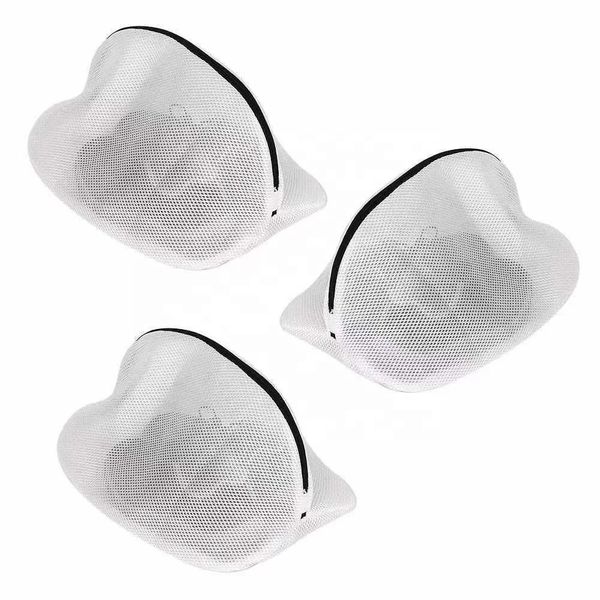 Mesh Laundry Wash Bag With ZIP Set Of 3