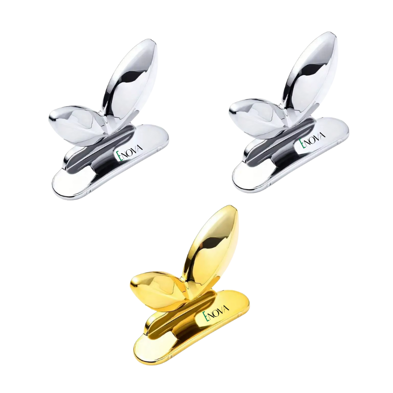 Enova Toilet Lid Lifters Hands-Free Seat Opener - 2 Silver 1 Gold
