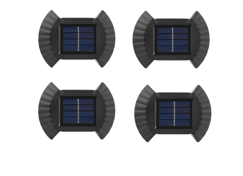 4 pcs Solar Energy Wall Lamp