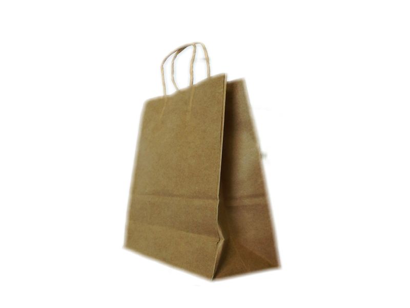 Bead cool -Gift Bag Bulk - Brown - 21cm(H) by 15cm(L) by 8cm(W) - 12pcs