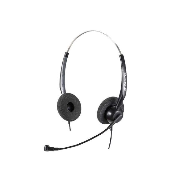 Calltel H550 Stereo-Ear Noise-Cancelling Headset with Quick Disconnect
