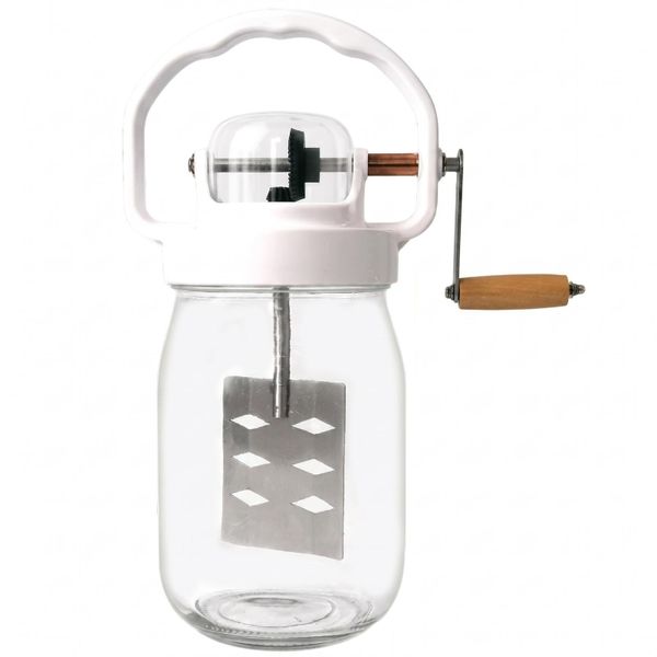 Manual Hand Mixer Glass Bottle Egg Beater 1500ml