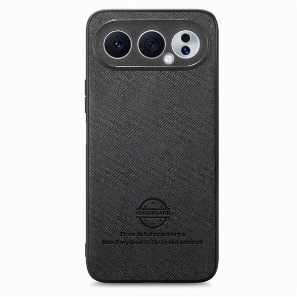 Fabric-Textured Leather Shockproof Phone Case Compatible with Honor 200 Pro