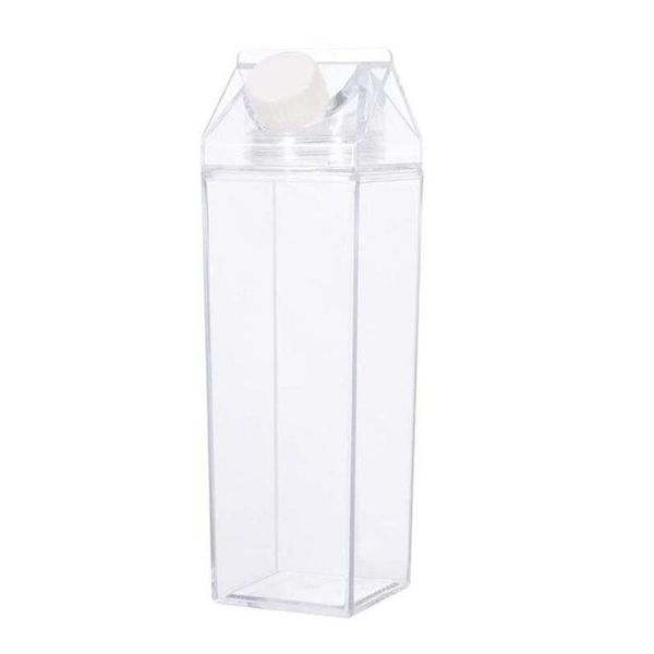 1x 1000ml Transparent Carton Bottle with Lockable Lid&amp;Seal