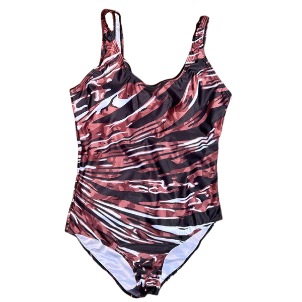 Purry Print One Piece Swimsuit