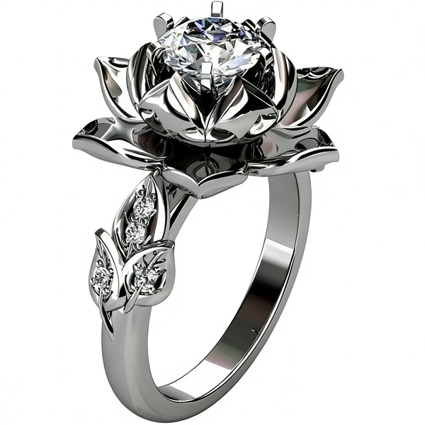 ZELTRYN Exquisite Cut-out Flower Ring