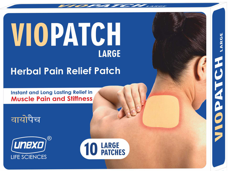 10 Patches Viopatch Large - Herbal Pain Relief Patch