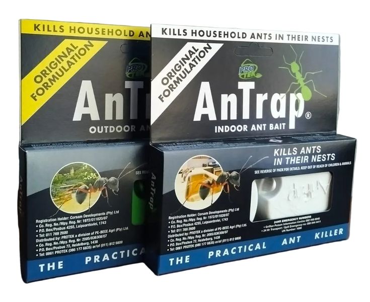 Antrap Ant Bait 2-Pack - Indoor &amp; Outdoor Ant Killer Combo