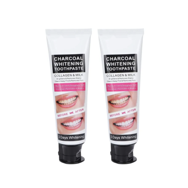 Charcoal Whitening Toothpaste - 2 Pack