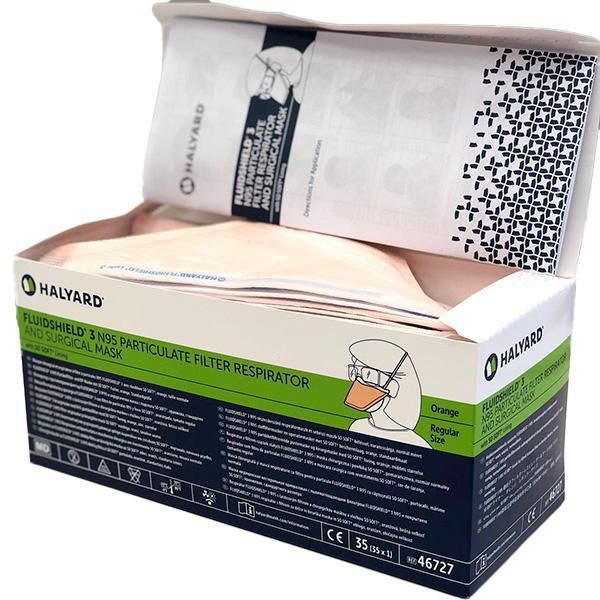 Halyard Face Mask - N95 FluidShield (Pack of 210)