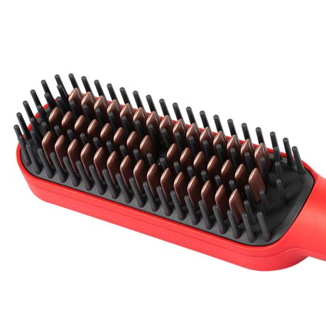 Hair Straightener Heated Brush Anti Frizz Adjustable 5 Gear Temperature Daily Sale Shop