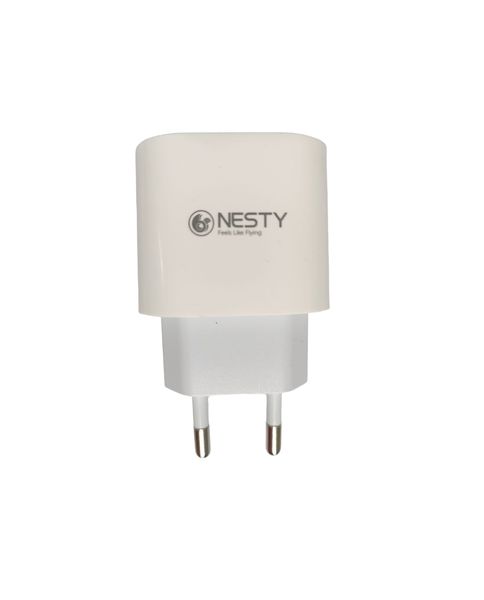 Nesty 20W PD Fast Charger For iPhone, Huawei and Samsung PD connection