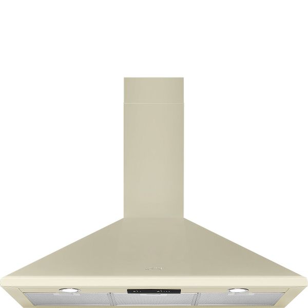 Smeg KSED95 90cm Vintage Cream Wall Mount Extractor Hood
