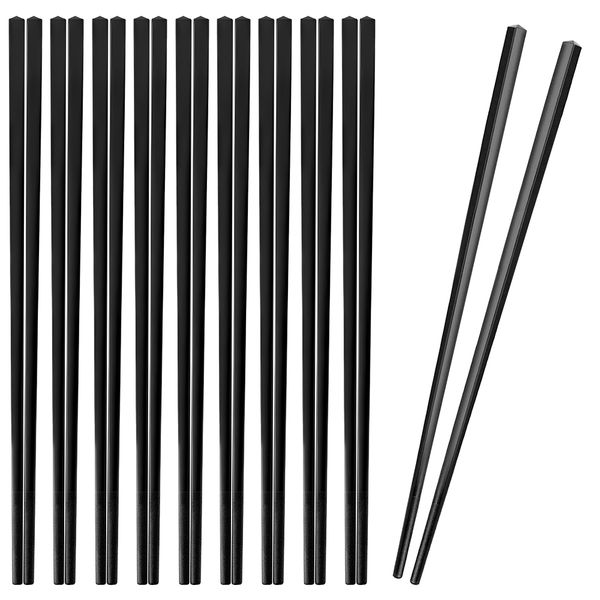 10 Pair High Quality Reusable Fiberglass Chopstick Non-Slip Dishwasher Safe