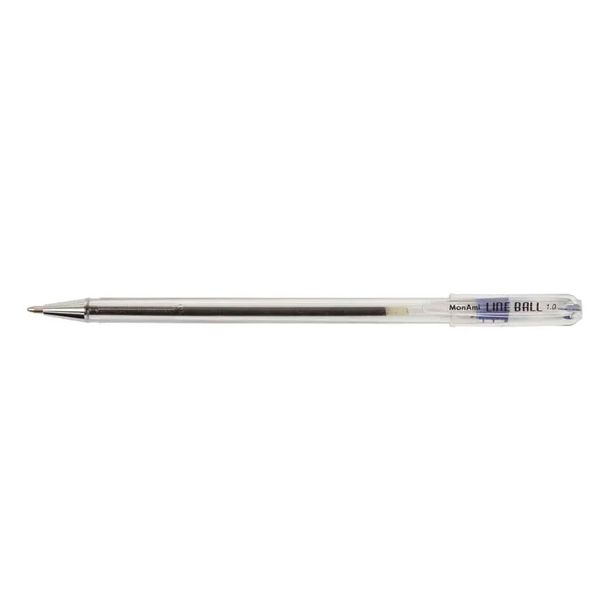 Momani Line Ball Pen 1.0mm Red x6