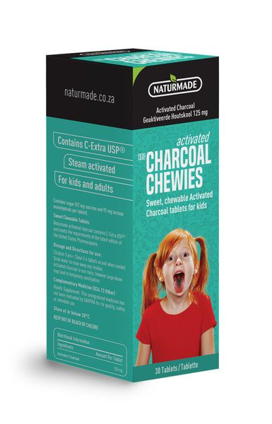 Naturmade Charcoal Chewies for Kids 30's