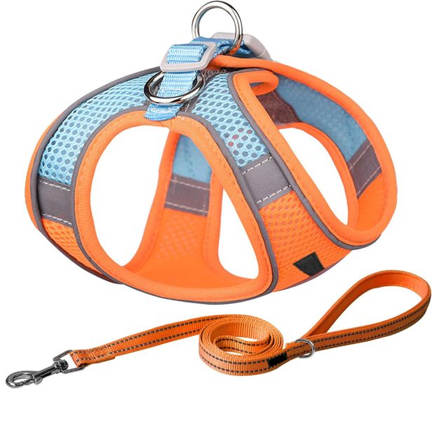 Dog Harness and Leash Set - Summer No Pull Escape Vest Harnesses(M Size)