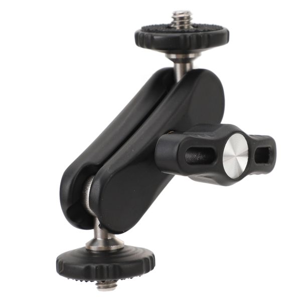 360 Aluminium Arm with Dual Ball Heads 1/4" Screw for Camera Light